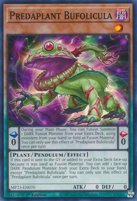 Image for Predaplant Bufolicula (MP23-EN070) (MP23) - YuGiOh