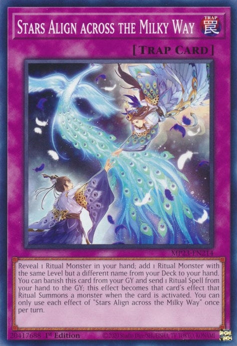 Image for Stars Align across the Milky Way (MP23-EN214) (MP23) - YuGiOh