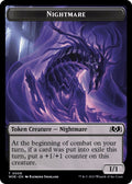 Image for Nightmare // Food (0012) Double-Sided Token (6 // 12) (Wilds of Eldraine) - Magic: The Gathering