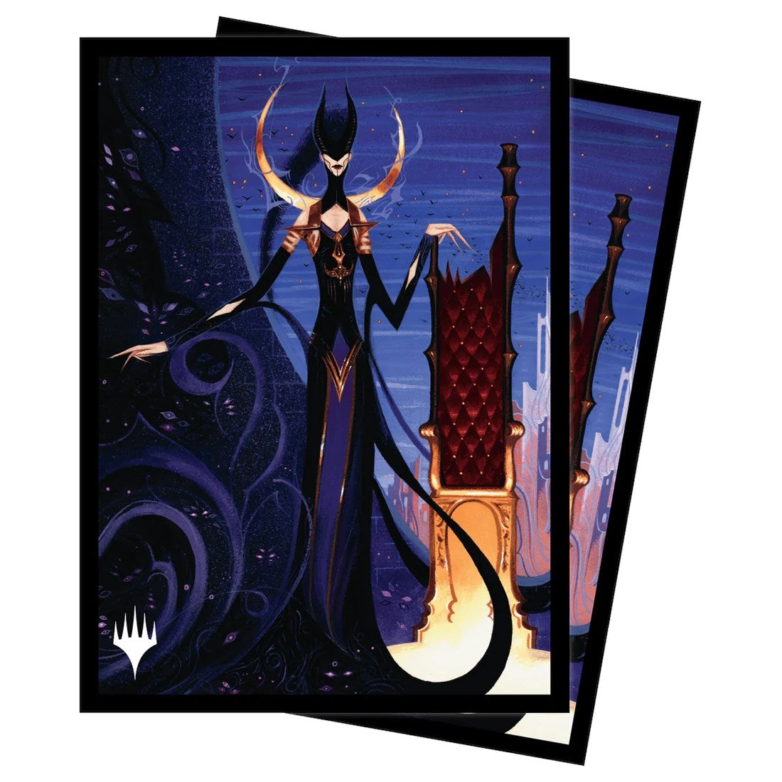 Image for Wilds of Eldraine Ashiok, Wicked Manipulator (Adventure Frame) Standard Deck Protector sleeves for Magic (100-pack) - Card Sleeves