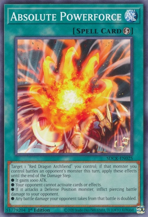 Image for Absolute Powerforce (SDCK-EN025) (SDCK) - YuGiOh