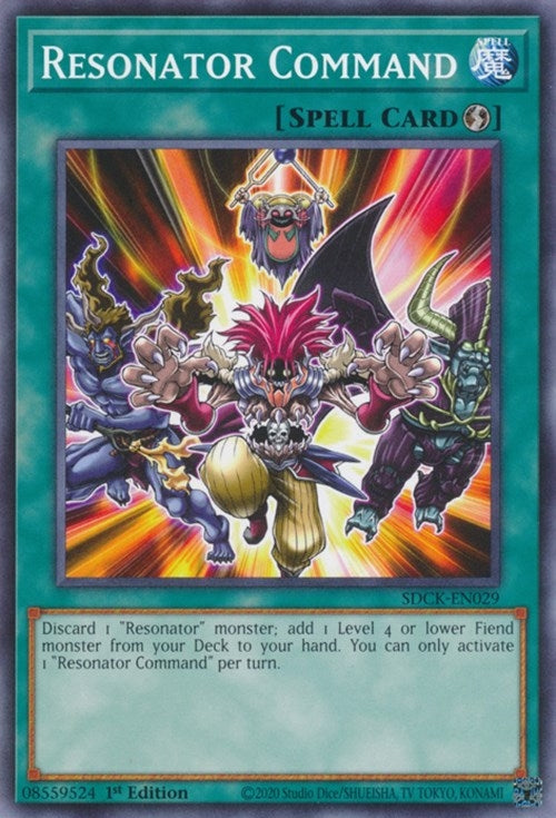 Image for Resonator Command (SDCK-EN029) (SDCK) - YuGiOh