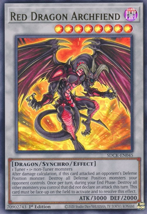 Image for Red Dragon Archfiend (SDCK-EN045) (SDCK) - YuGiOh