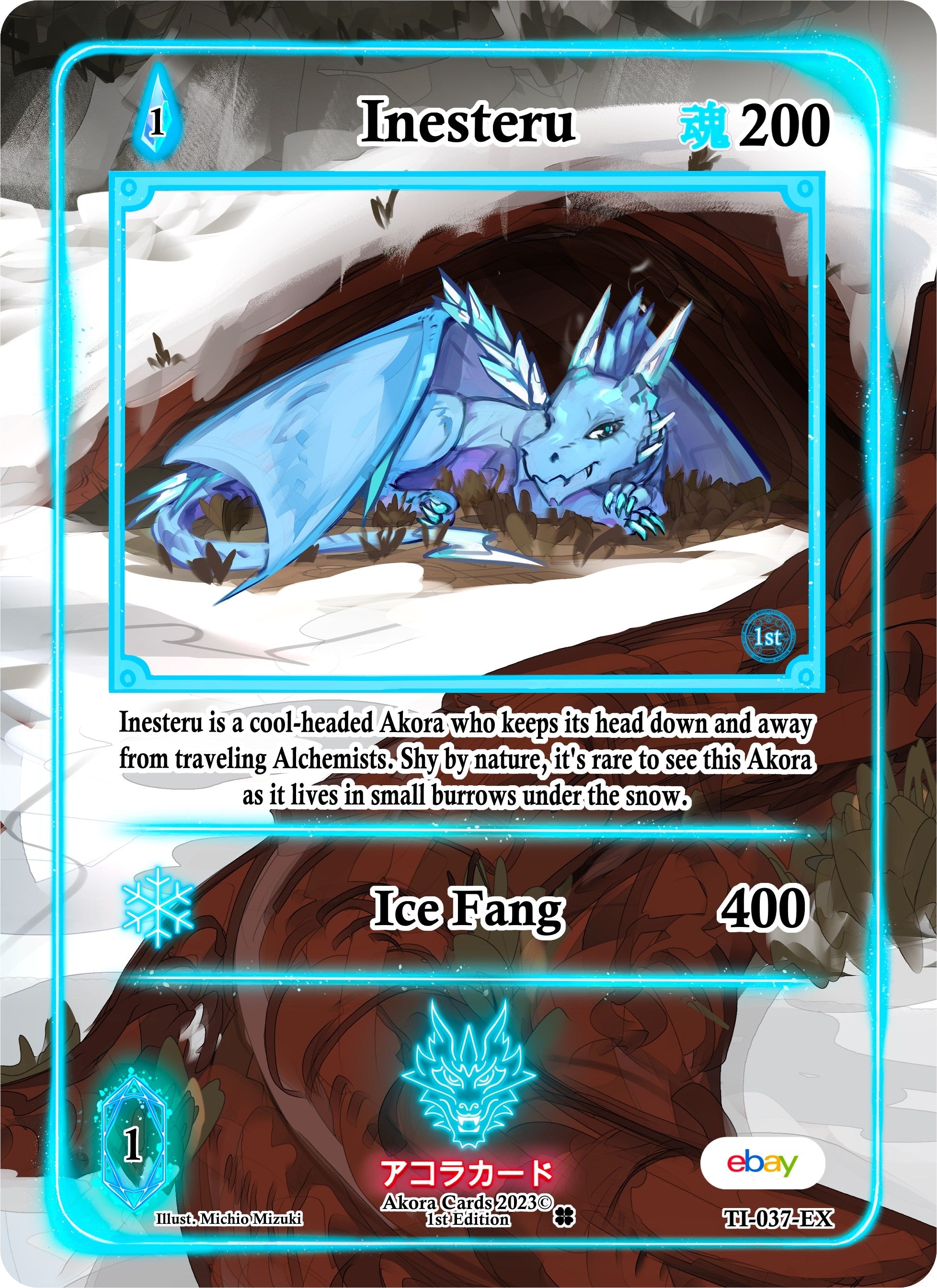 Image for Inesteru (Extended Art) (TI-037-EX) (Trials of Ikithia [eBay 1st Edition]) - Akora TCG