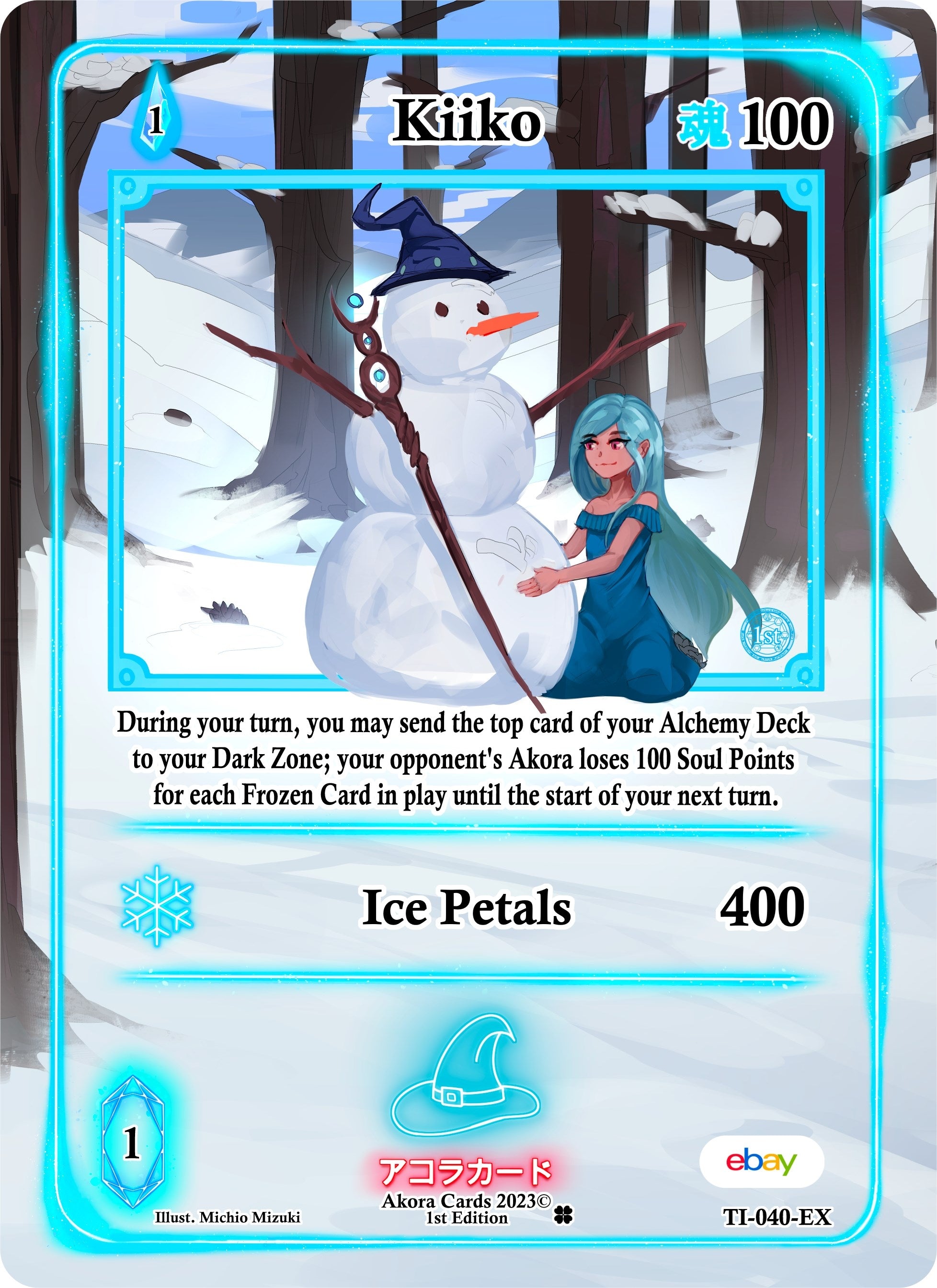 Image for Kiiko (Extended Art) (TI-040-EX) (Trials of Ikithia [eBay 1st Edition]) - Akora TCG