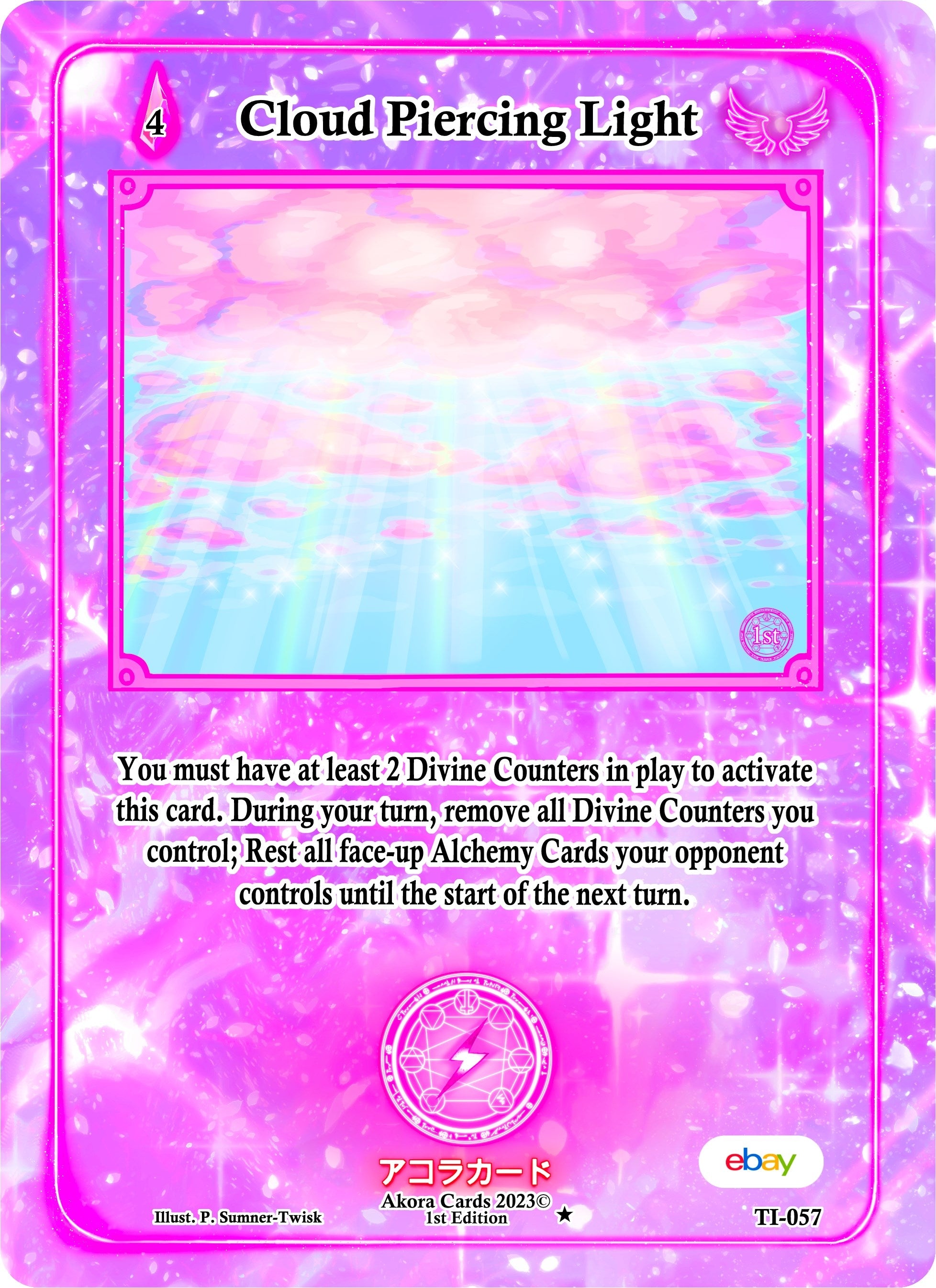 Image for Cloud Piercing Light (TI-057) (Trials of Ikithia [eBay 1st Edition]) - Akora TCG