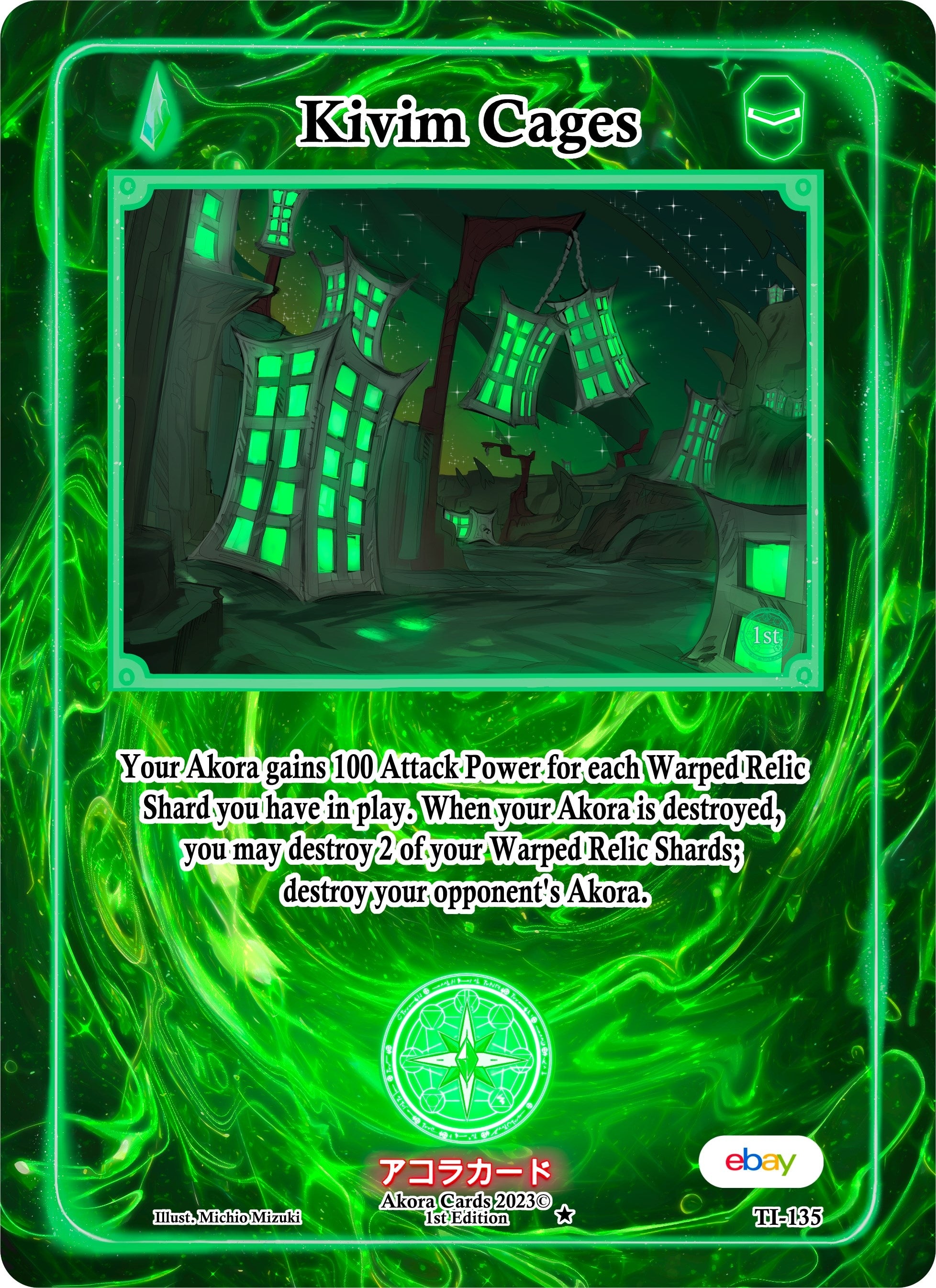 Image for Kivim Cages (TI-135) (Trials of Ikithia [eBay 1st Edition]) - Akora TCG
