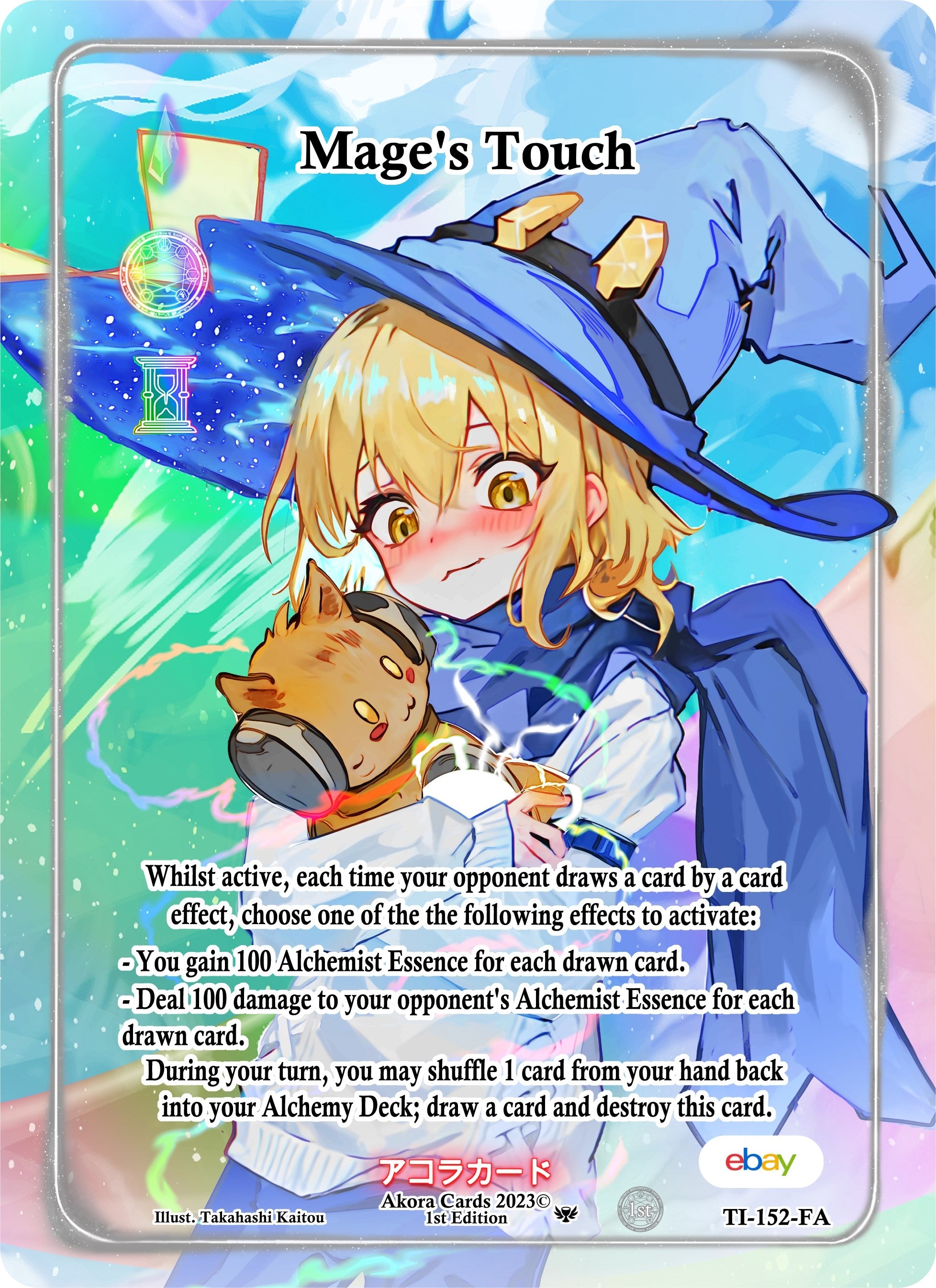 Image for Mage's Touch (Full Art) (TI-152-FA) (Trials of Ikithia [eBay 1st Edition]) - Akora TCG