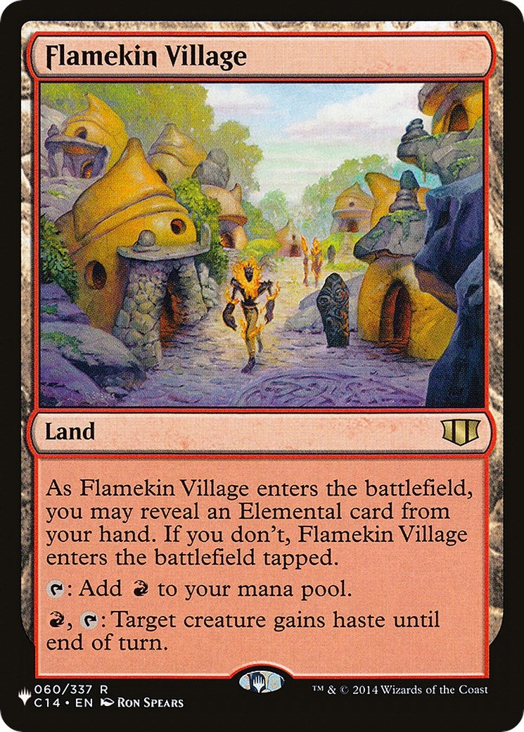 Image for Flamekin Village (C14) (060/337) (The List Reprints) - Magic: The Gathering
