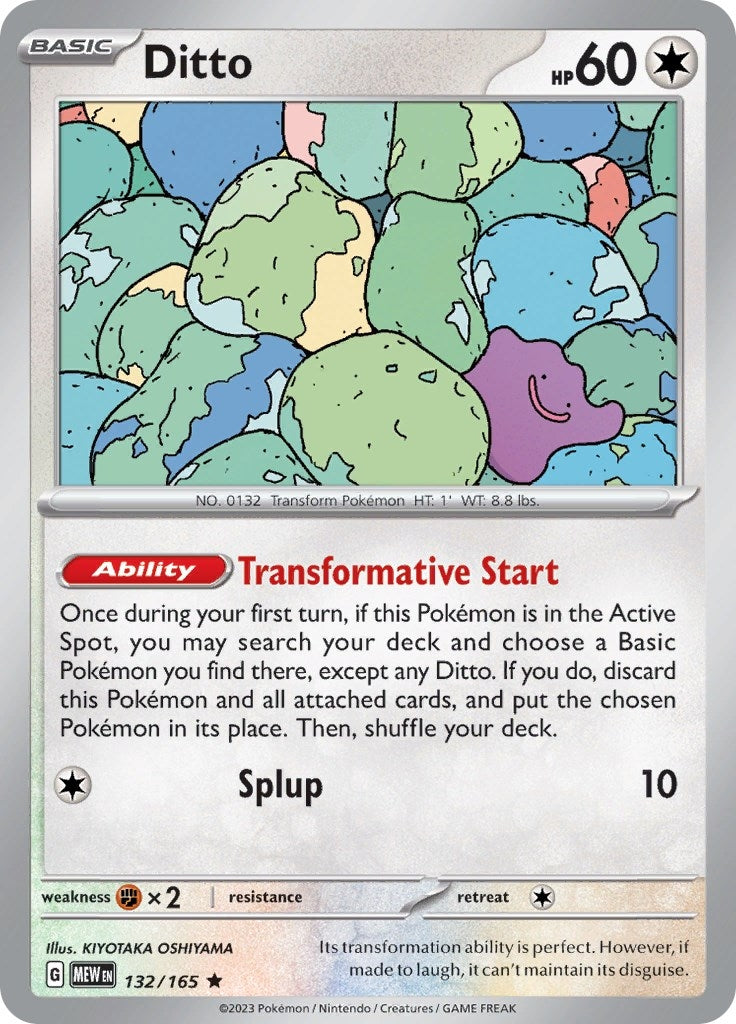 Image for Ditto (132/165) (MEW) - Pokemon