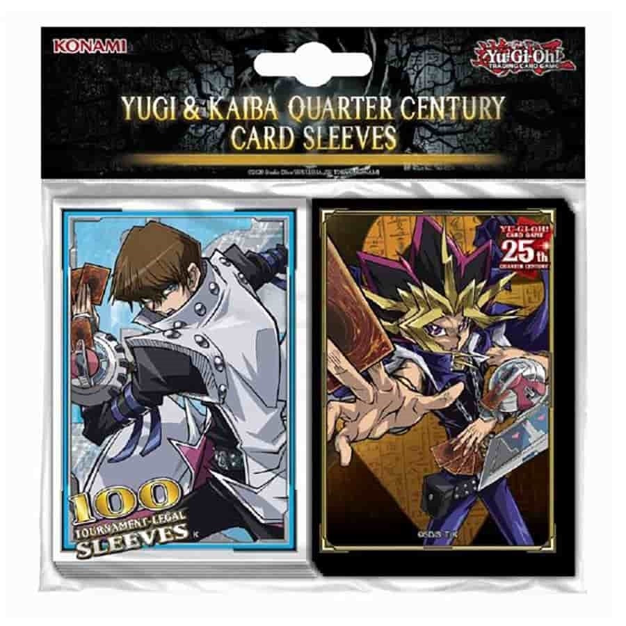 Image for Yu-Gi-Oh! Yugi & Kaiba Quarter Century Card Sleeves (100-pack) - Card Sleeves