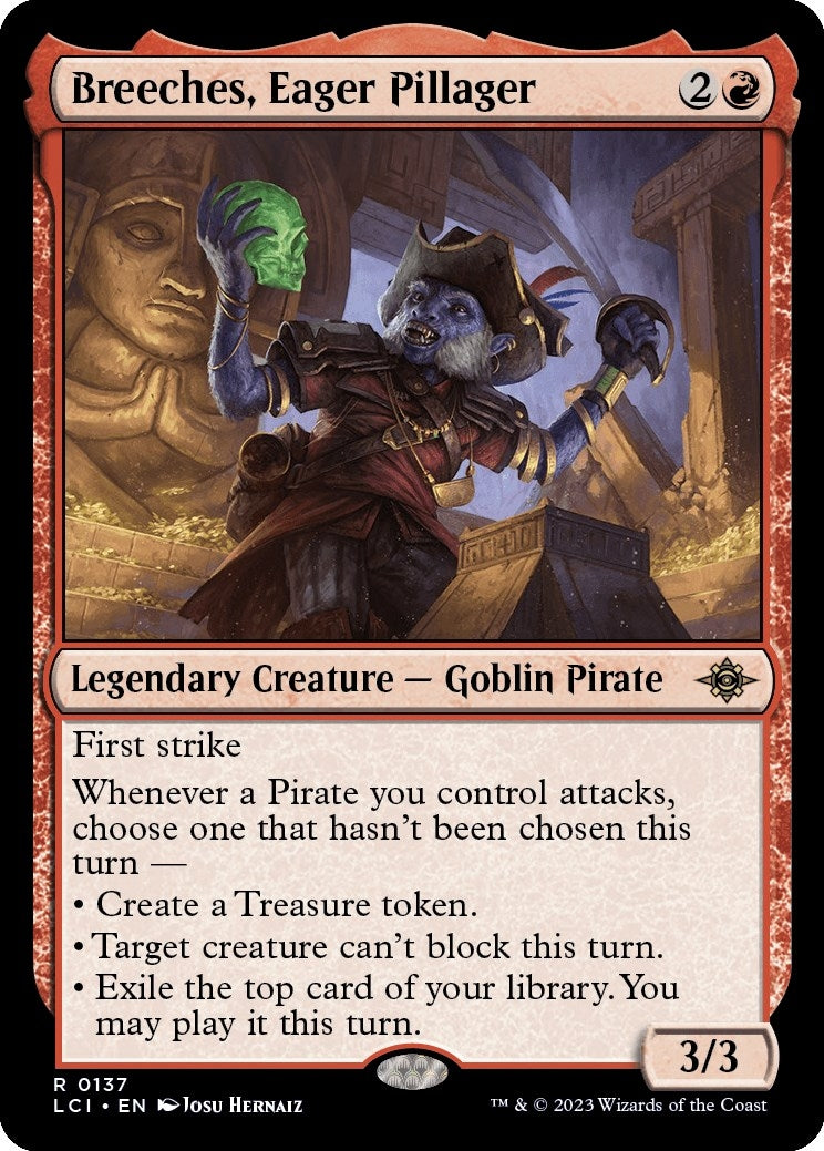 Image for Breeches, Eager Pillager (137) (The Lost Caverns of Ixalan) - Magic: The Gathering
