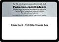 Image for Code Card - 151 Elite Trainer Box (MEW) - Pokemon