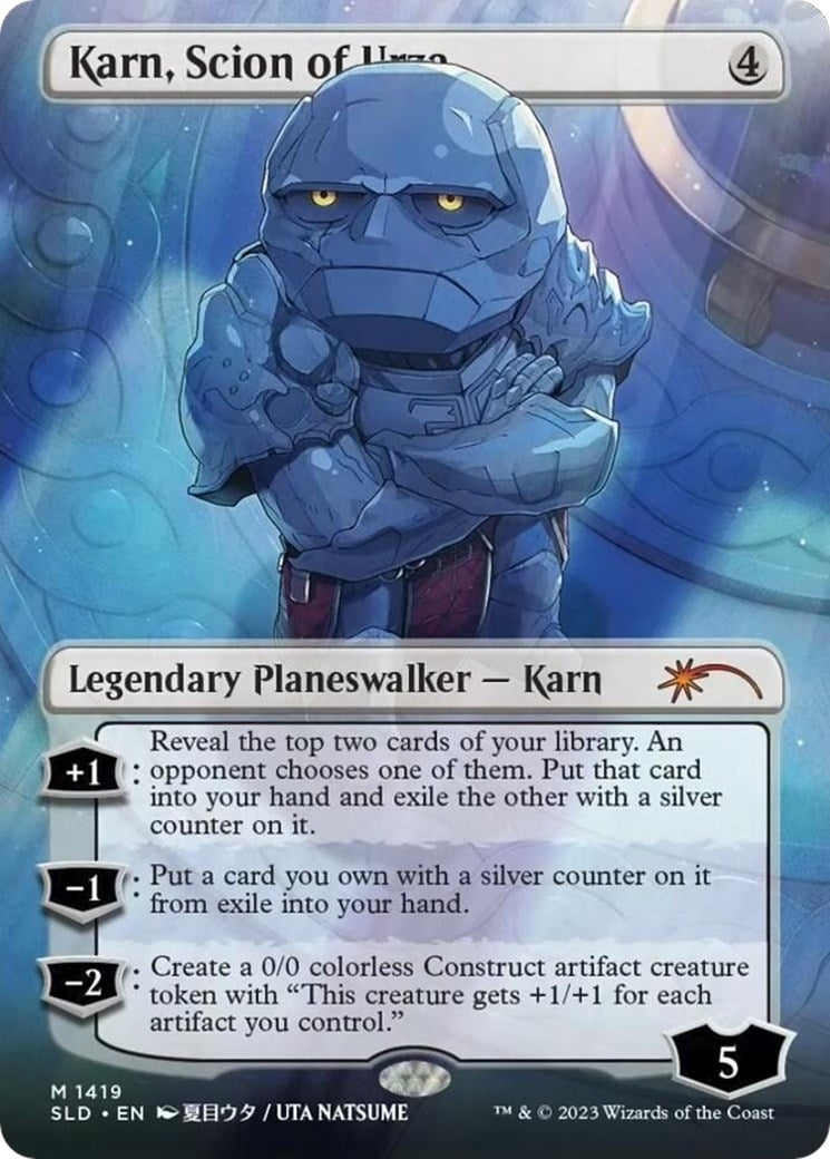 Image for Karn, Scion of Urza (Rainbow Foil) (1419) (Secret Lair Drop Series) - Magic: The Gathering