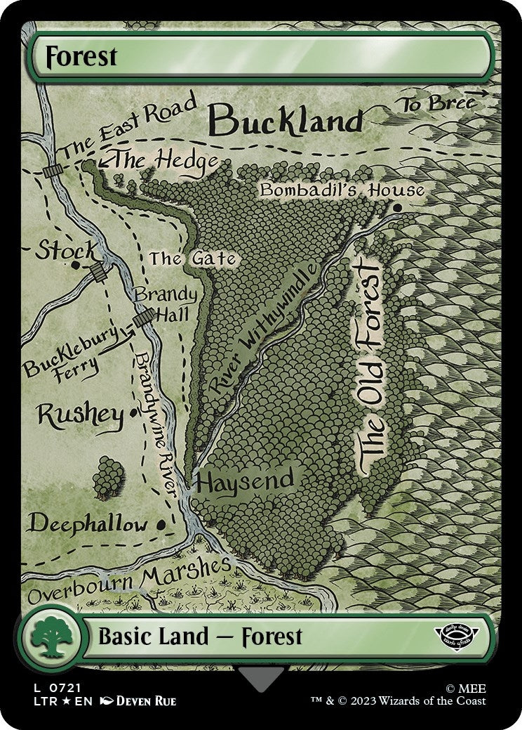Image for Forest (0721) (Surge Foil) (721) (Universes Beyond: The Lord of the Rings: Tales of Middle-earth) - Magic: The Gathering