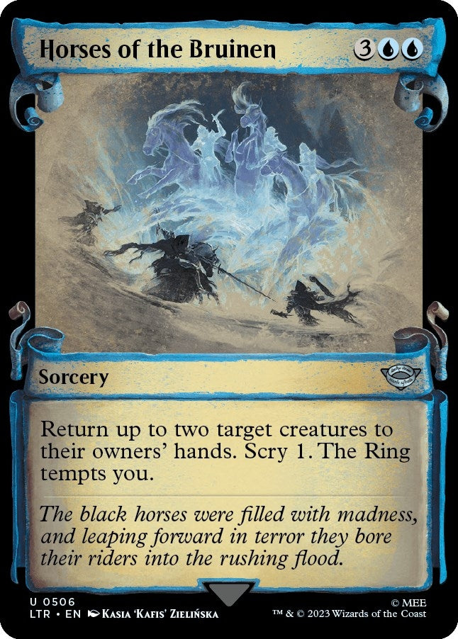 Image for Horses of the Bruinen (Showcase Scrolls) (506) (Universes Beyond: The Lord of the Rings: Tales of Middle-earth) - Magic: The Gathering