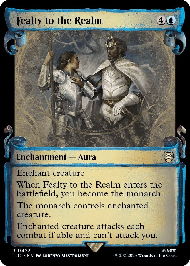 Image for Fealty to the Realm (Showcase Scrolls) (423) (The Lord of the Rings: Tales of Middle-earth) - Magic: The Gathering