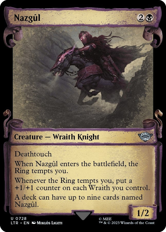 Image for Nazgul (0728) (Showcase Scrolls) (728) (Universes Beyond: The Lord of the Rings: Tales of Middle-earth) - Magic: The Gathering