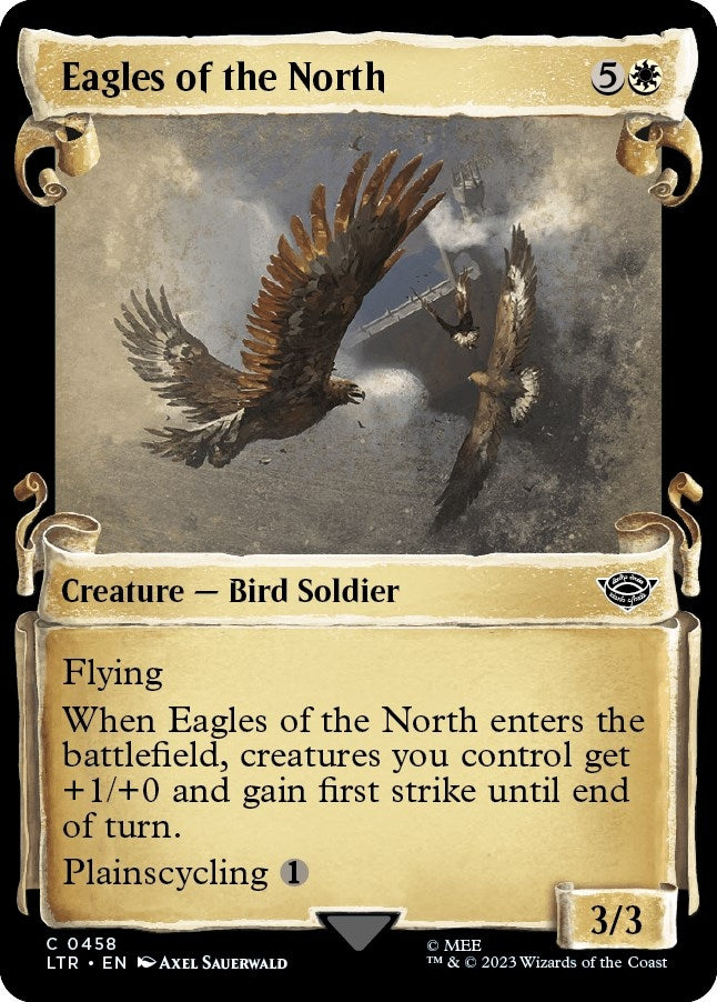 Image for Eagles of the North (Showcase Scrolls) (458) (Universes Beyond: The Lord of the Rings: Tales of Middle-earth) - Magic: The Gathering