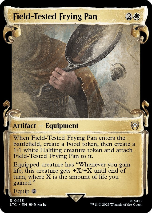 Image for Field-Tested Frying Pan (Showcase Scrolls) (413) (The Lord of the Rings: Tales of Middle-earth) - Magic: The Gathering