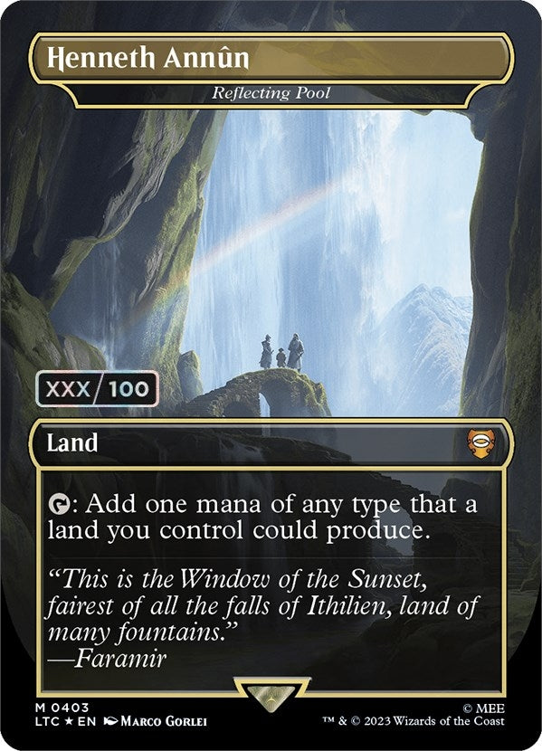 Image for Henneth Annun - Reflecting Pool (Serial Numbered) (403) (The Lord of the Rings: Tales of Middle-earth) - Magic: The Gathering