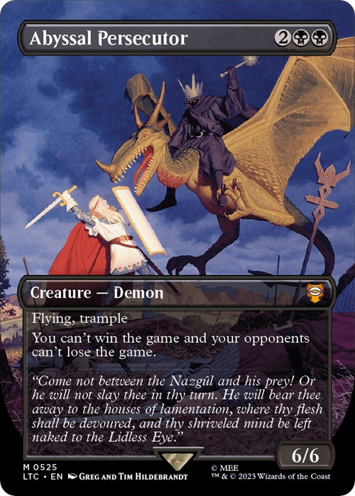 Image for Abyssal Persecutor (Borderless) (525) (The Lord of the Rings: Tales of Middle-earth) - Magic: The Gathering