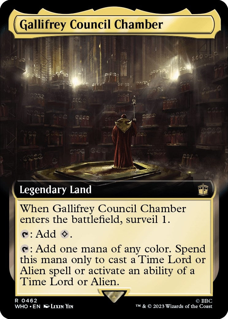 Image for Gallifrey Council Chamber (Extended Art) (462) (Universes Beyond: Doctor Who) - Magic: The Gathering