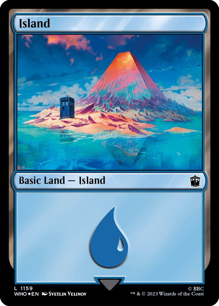 Image for Island (1159) (Surge Foil) (1159) (Universes Beyond: Doctor Who) - Magic: The Gathering