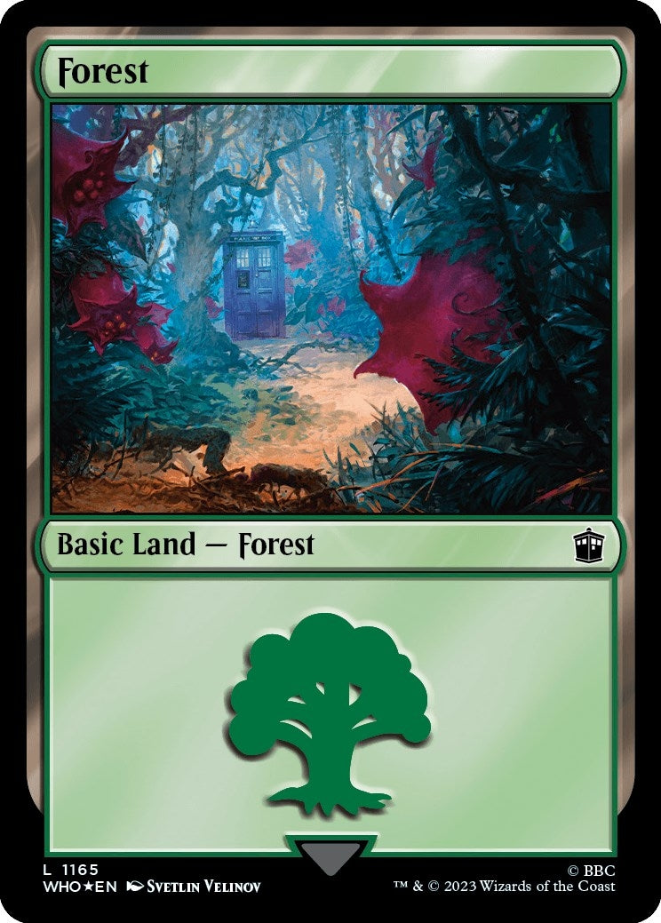 Image for Forest (1165) (Surge Foil) (1165) (Universes Beyond: Doctor Who) - Magic: The Gathering