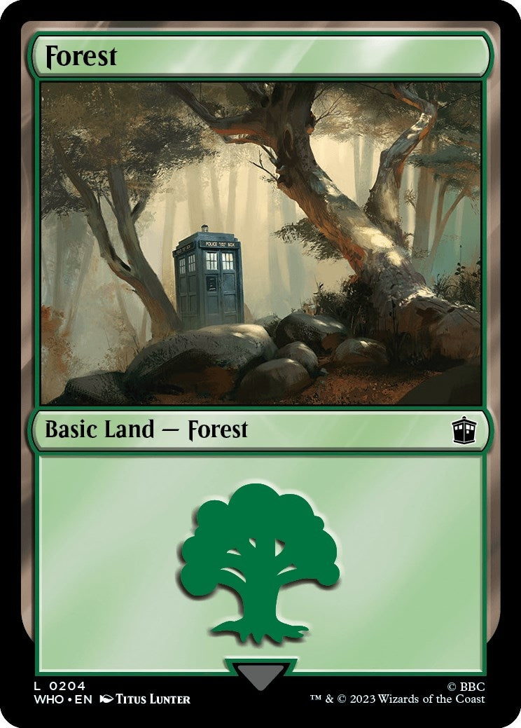 Image for Forest (0204) (204) (Universes Beyond: Doctor Who) - Magic: The Gathering
