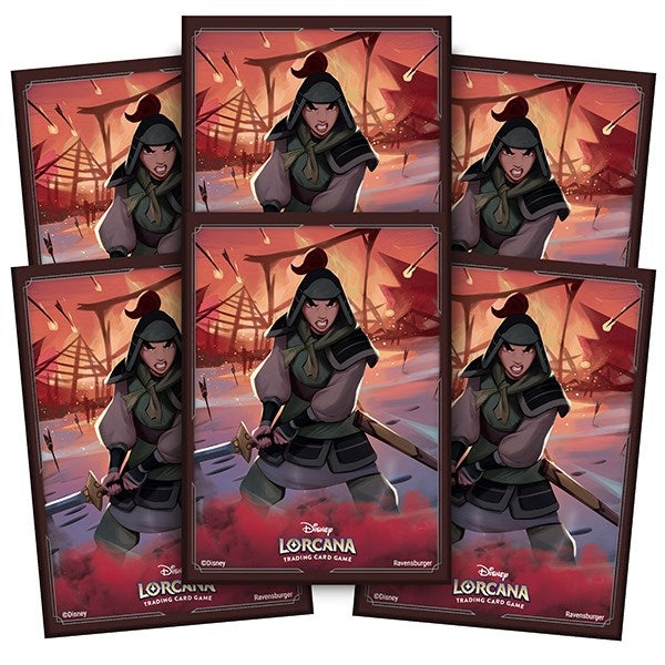 Image for Disney Lorcana Card Sleeves - Mulan (With Sword) (65-Pack) - Card Sleeves