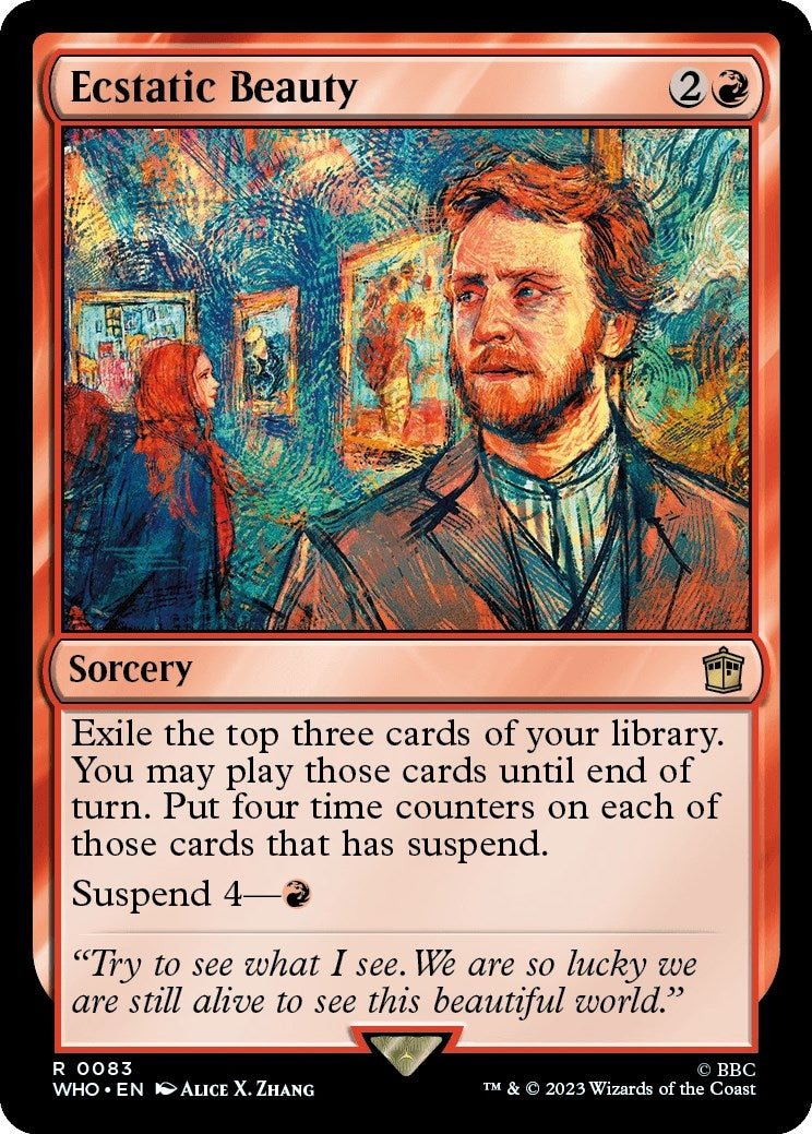 Image for Ecstatic Beauty (83) (Universes Beyond: Doctor Who) - Magic: The Gathering