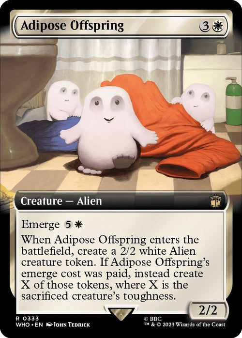 Image for Adipose Offspring (Extended Art) (333) (Universes Beyond: Doctor Who) - Magic: The Gathering