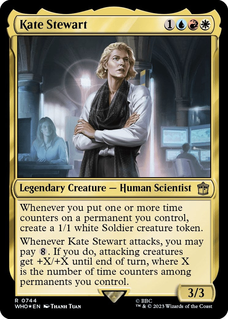 Image for Kate Stewart (Surge Foil) (744) (Universes Beyond: Doctor Who) - Magic: The Gathering