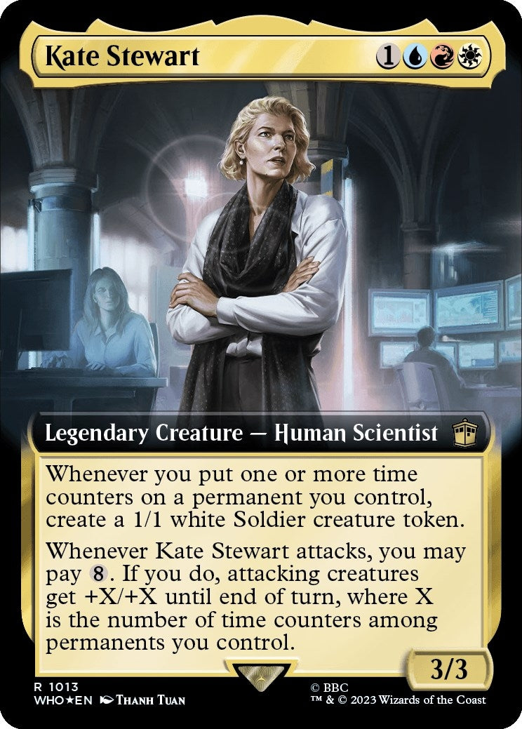 Image for Kate Stewart (Extended Art) (Surge Foil) (1013) (Universes Beyond: Doctor Who) - Magic: The Gathering