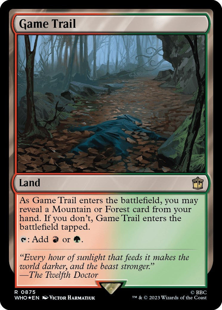 Image for Game Trail (Surge Foil) (875) (Universes Beyond: Doctor Who) - Magic: The Gathering