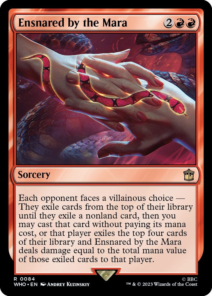 Image for Ensnared by the Mara (84) (Universes Beyond: Doctor Who) - Magic: The Gathering