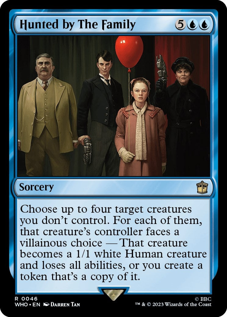 Image for Hunted by The Family (46) (Universes Beyond: Doctor Who) - Magic: The Gathering