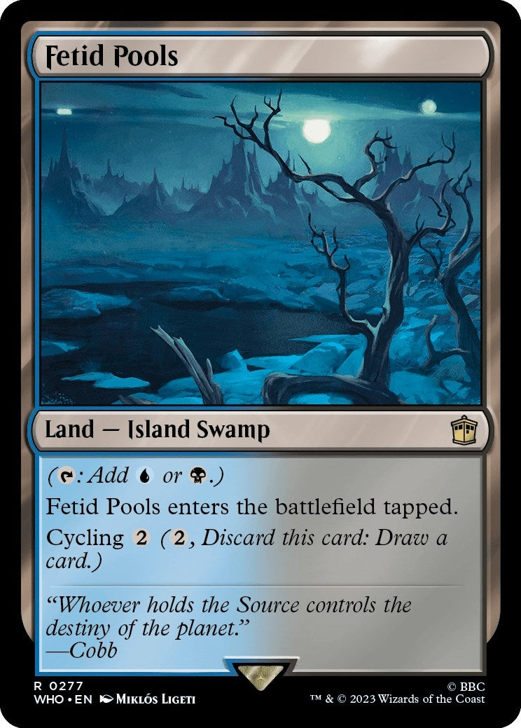 Image for Fetid Pools (277) (Universes Beyond: Doctor Who) - Magic: The Gathering
