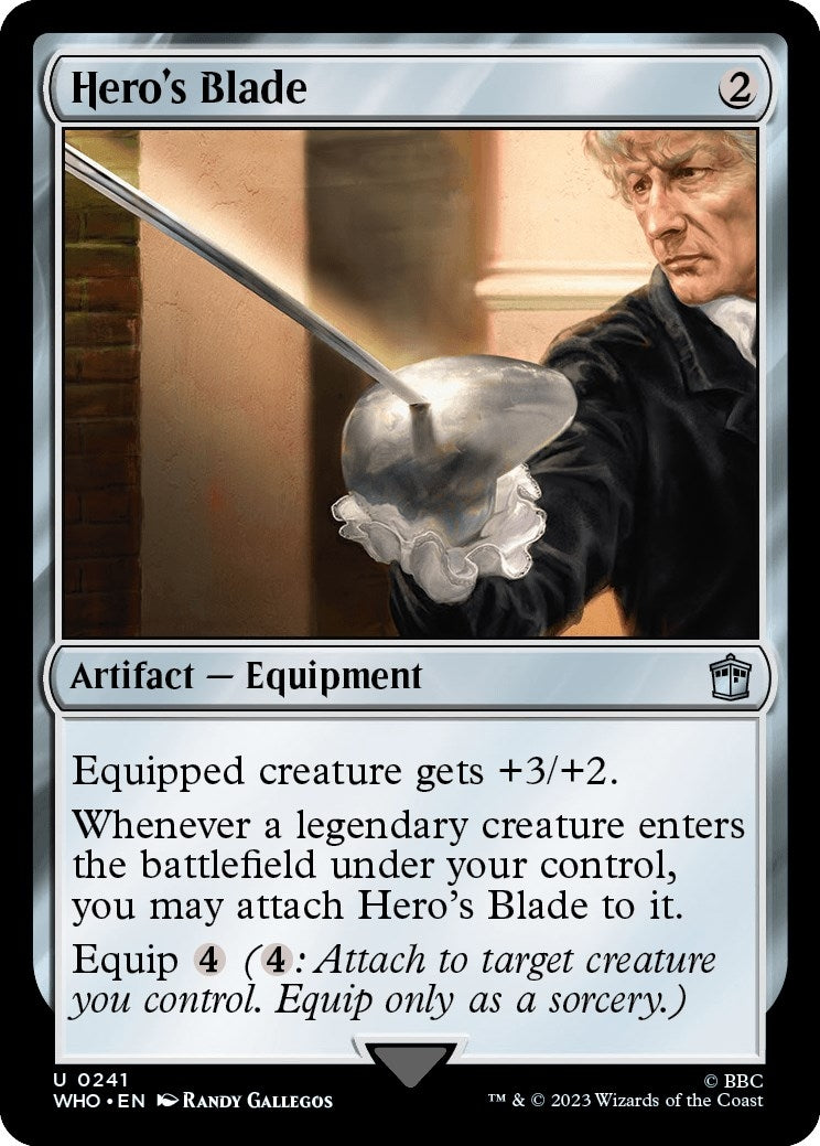 Image for Hero's Blade (241) (Universes Beyond: Doctor Who) - Magic: The Gathering