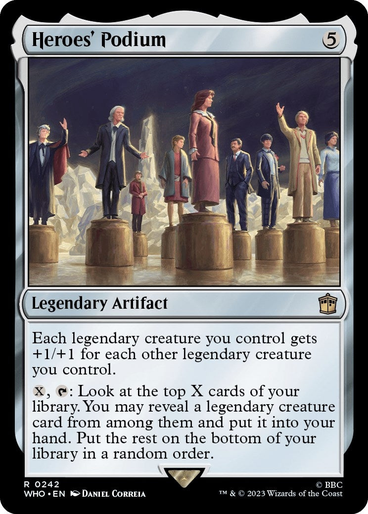 Image for Heroes' Podium (242) (Universes Beyond: Doctor Who) - Magic: The Gathering