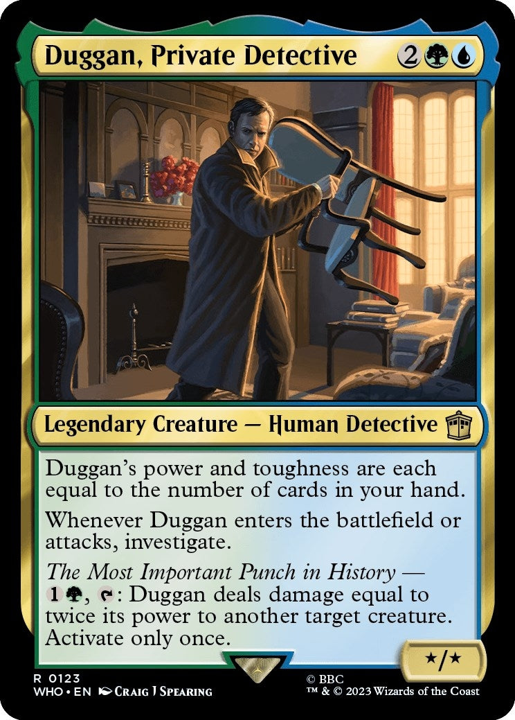 Image for Duggan, Private Detective (123) (Universes Beyond: Doctor Who) - Magic: The Gathering