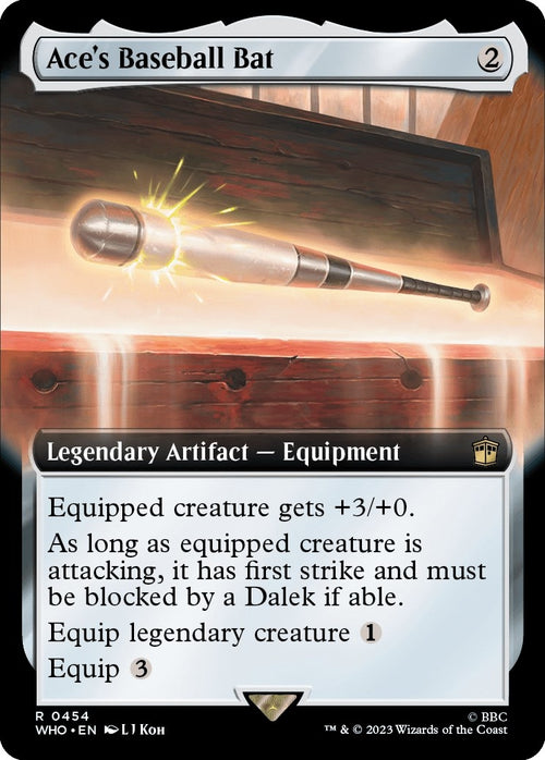 Image for Ace's Baseball Bat (Extended Art) (454) (Universes Beyond: Doctor Who) - Magic: The Gathering
