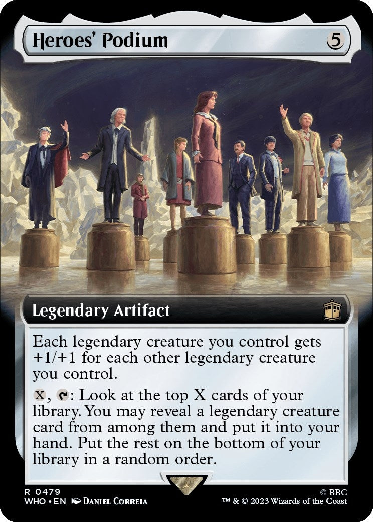 Image for Heroes' Podium (Extended Art) (479) (Universes Beyond: Doctor Who) - Magic: The Gathering