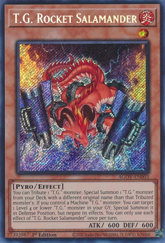 Image for T.G. Rocket Salamander (AGOV-EN003) (AGOV) - YuGiOh