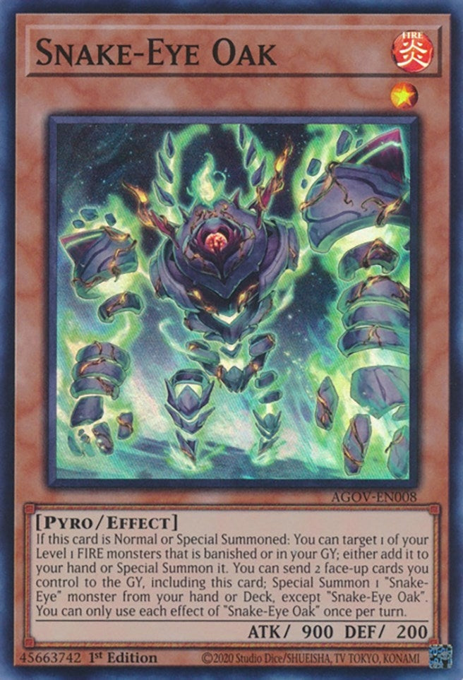 Image for Snake-Eye Oak (AGOV-EN008) (AGOV) - YuGiOh