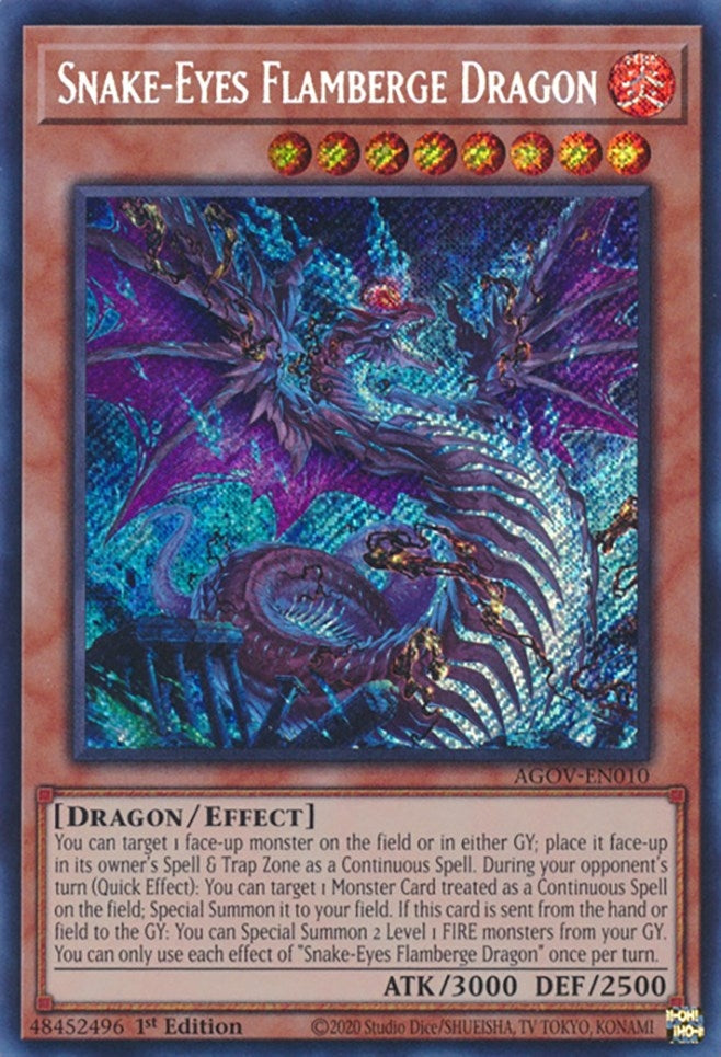 Image for Snake-Eyes Flamberge Dragon (AGOV-EN010) (AGOV) - YuGiOh