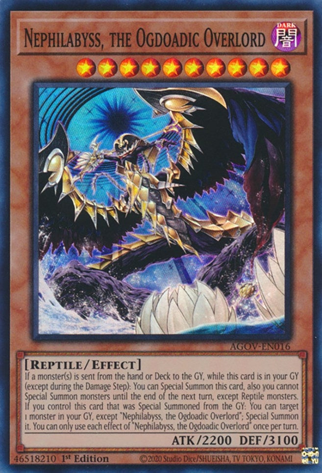 Image for Nephilabyss, the Ogdoadic Overlord (AGOV-EN016) (AGOV) - YuGiOh