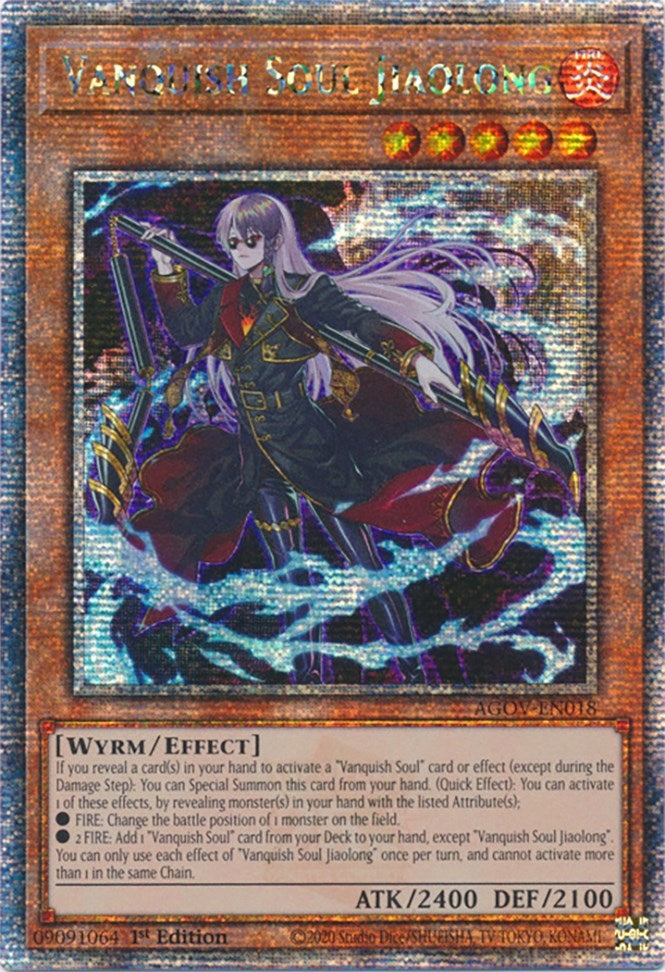 Image for Vanquish Soul Jiaolong (Quarter Century Secret Rare) (AGOV-EN018) (AGOV) - YuGiOh