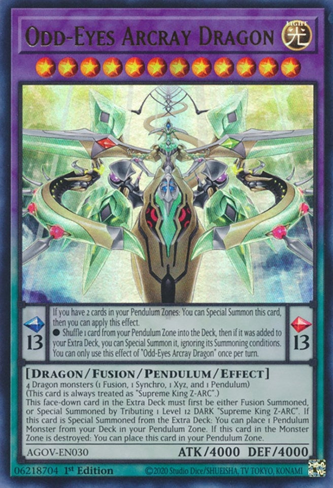 Image for Odd-Eyes Arcray Dragon (AGOV-EN030) (AGOV) - YuGiOh